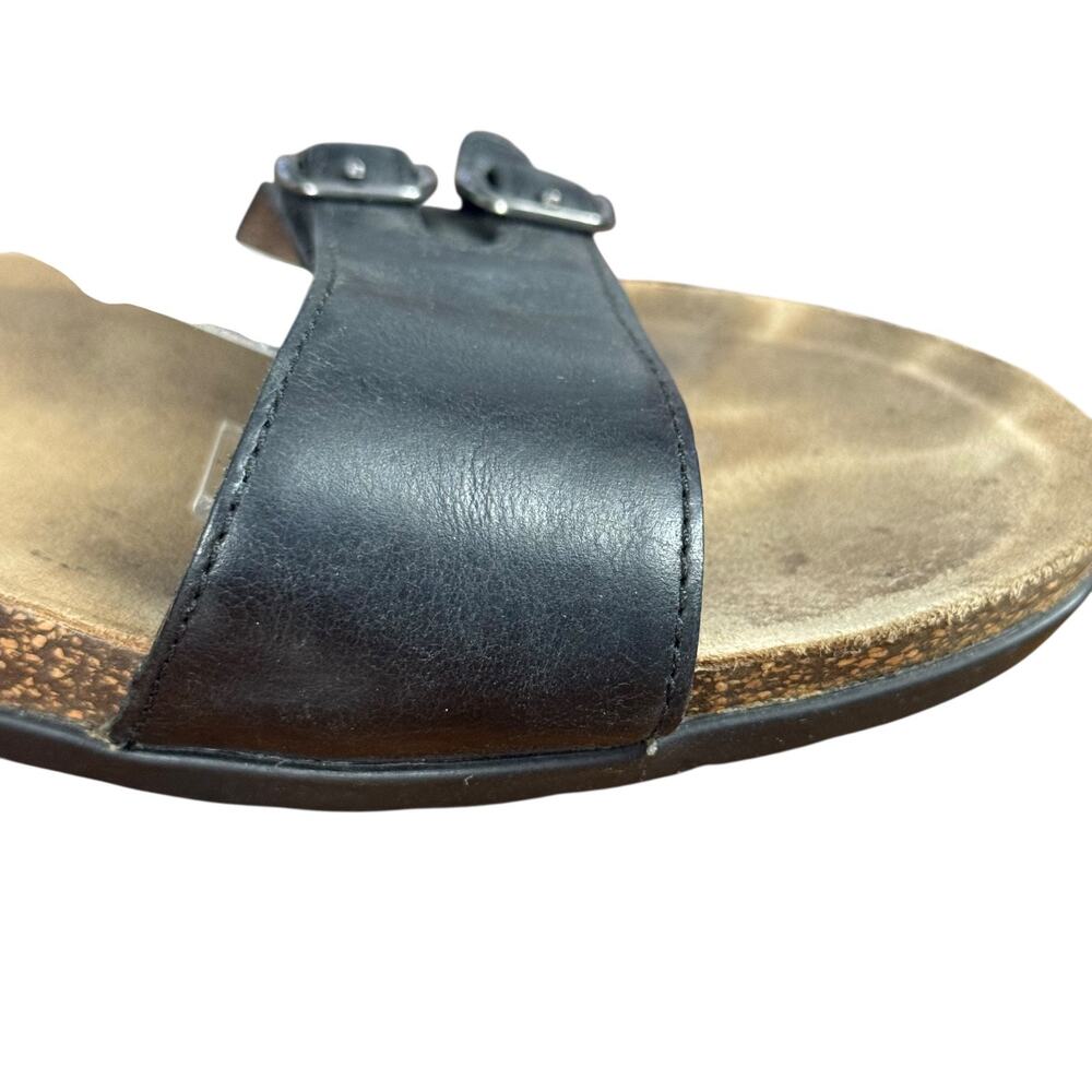 Dansko Rebekah 6021470200 Black Leather Sandals Ankle Strap Shoes sz 41 10.5 11 - Picture 2 of 16